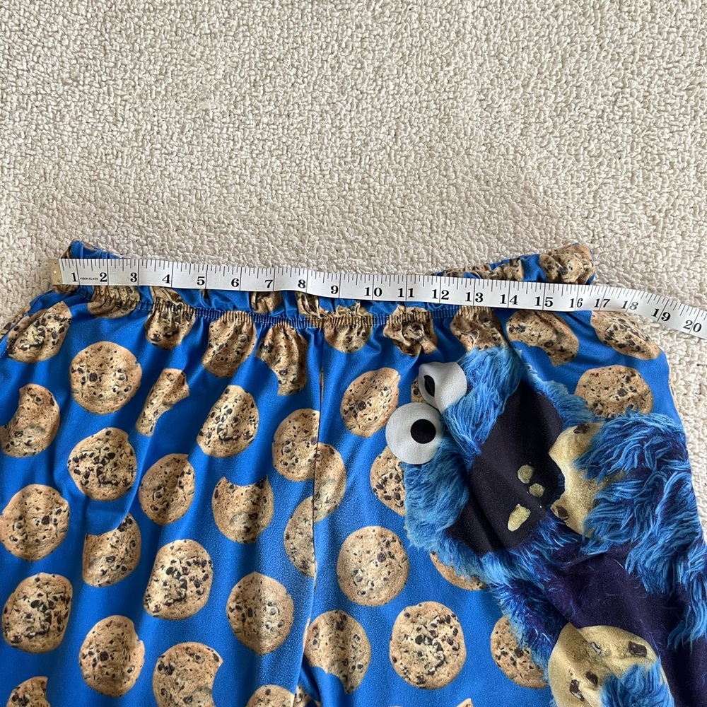 Sesame Street Blue Cookie Monster Lounge Pants XXL unisex - Picture 11 of 12